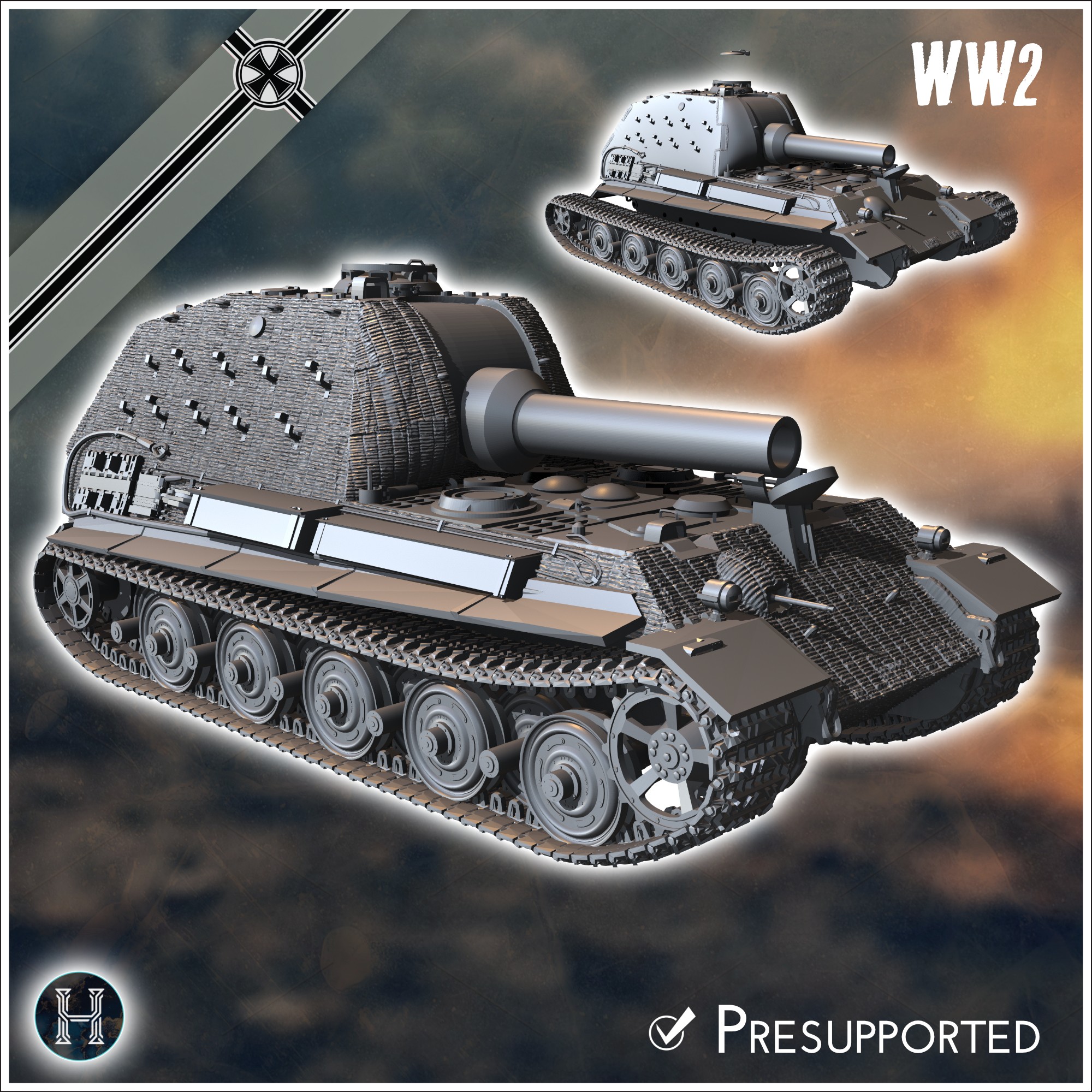 Sturmpanzers Bär 305mm L/16 Geschütz - Germany Eastern Western Front Normandy Stalingrad Berlin Bulge WWII